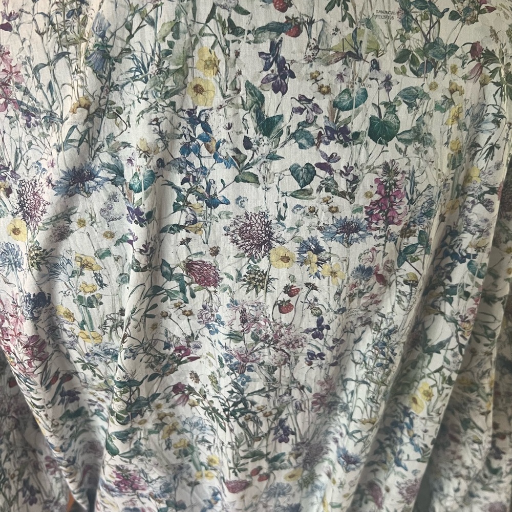 Anthropologie Botanical Print Kimono - Picture 6 of 10